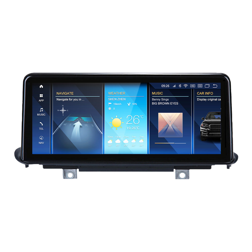 BMW X5 X6 2014-2019 F15 F16 Android 13 Wireless CarPlay & Android Auto Car Stereo Head Unit NBT EVO - DriveCast