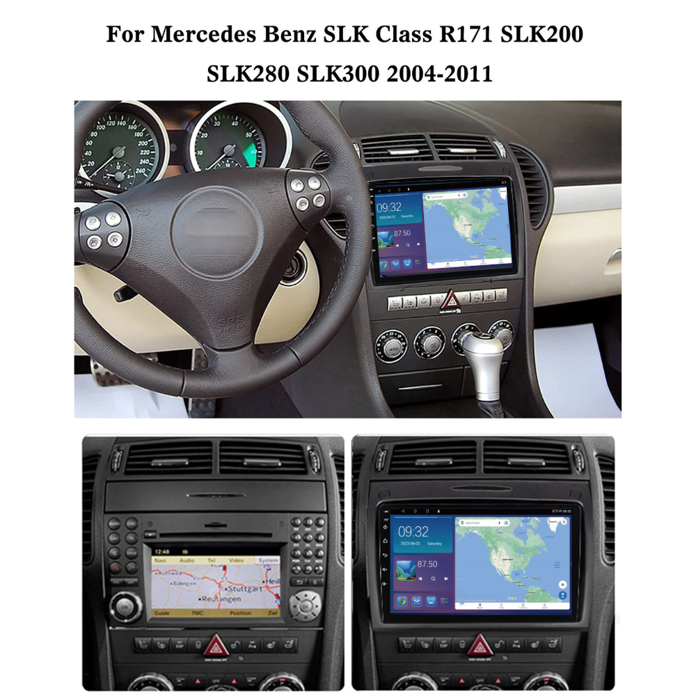 Mercedes SLK R171 2004-2011 Android 13 Wireless CarPlay & Android Auto Car Stereo Head Unit - DriveCast