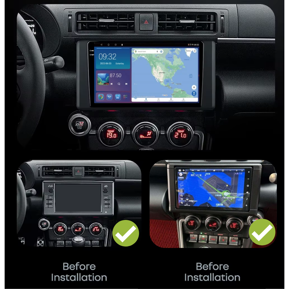 Toyota Avensis | 2009–2015 | Android 13 | Autoradio | Haupteinheit