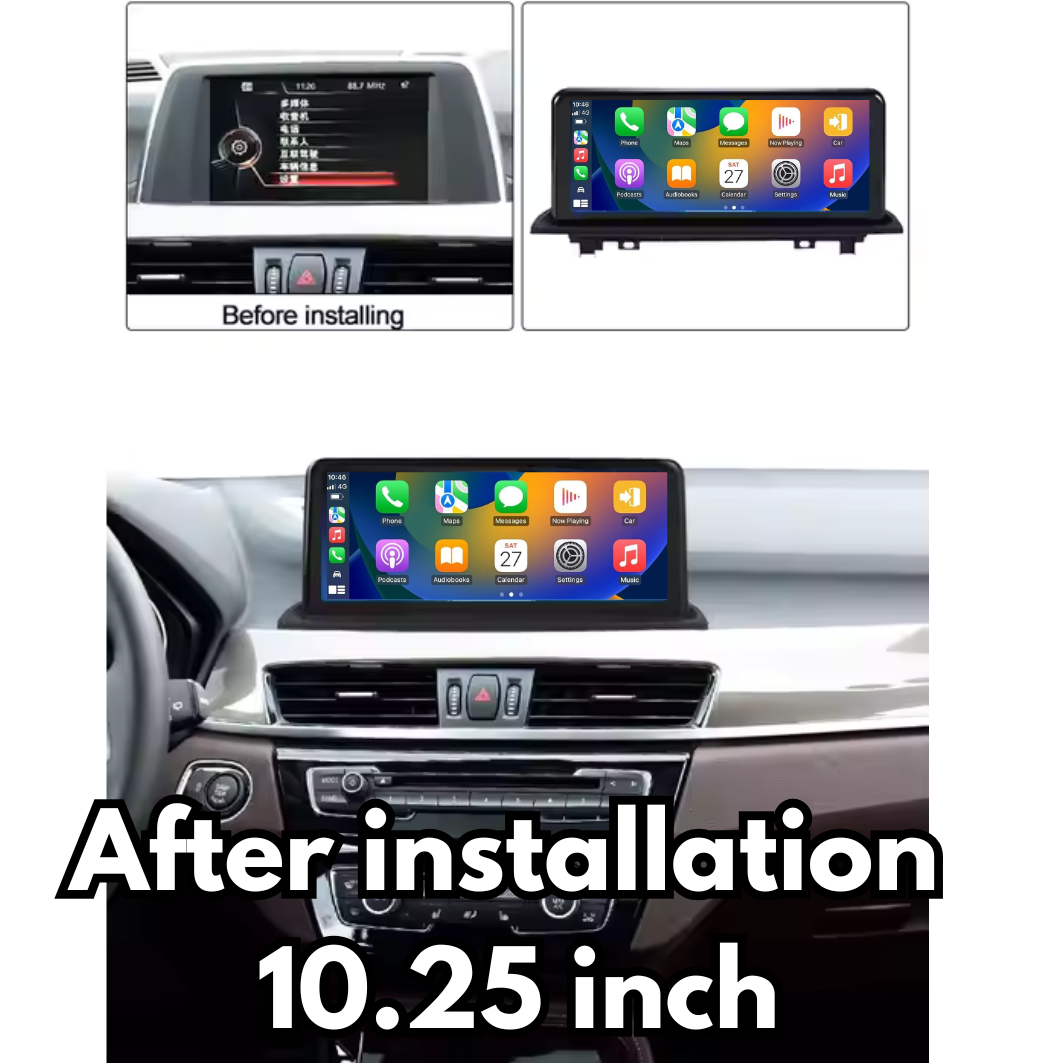 BMW X1 X2 2015-2022 F48 F39 Android 13 Wireless CarPlay & Android Auto Car Stereo Head Unit NBT EVO - DriveCast