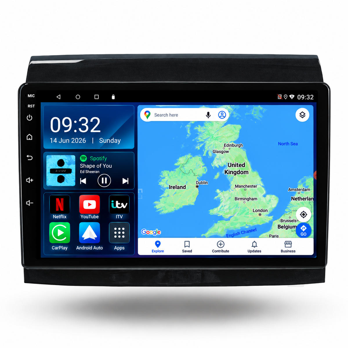 FIAT Ducato Peugeot Boxer Citroen Relay 2006-2022 Android 15 Car Stereo Head Unit | CarPlay & Android Auto - DriveCast
