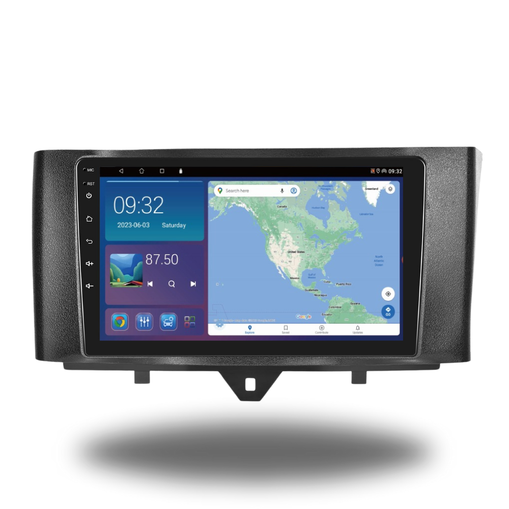 Smart Fortwo 2011-2014 Android 13 Wireless CarPlay & Android Auto Car Stereo Head Unit - DriveCast