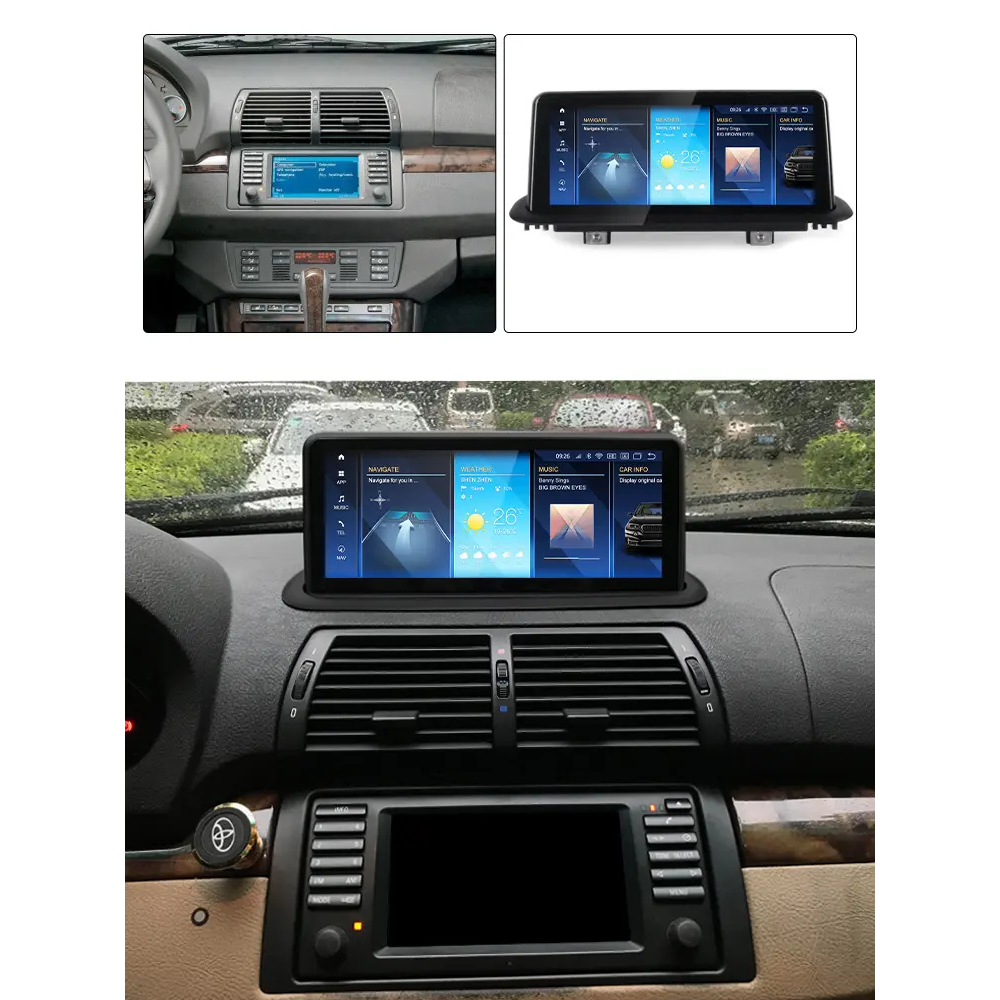 BMW X5 1999-2006 E53 Android 13 Wireless CarPlay & Android Auto Car Stereo Head Unit 10.25inch - DriveCast