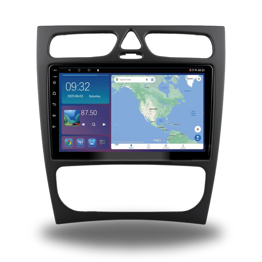 Mercedes C Class CLC CLK W203 S204 1999-2005 Android 13 Wireless CarPlay & Android Auto Car Stereo Head Unit - DriveCast