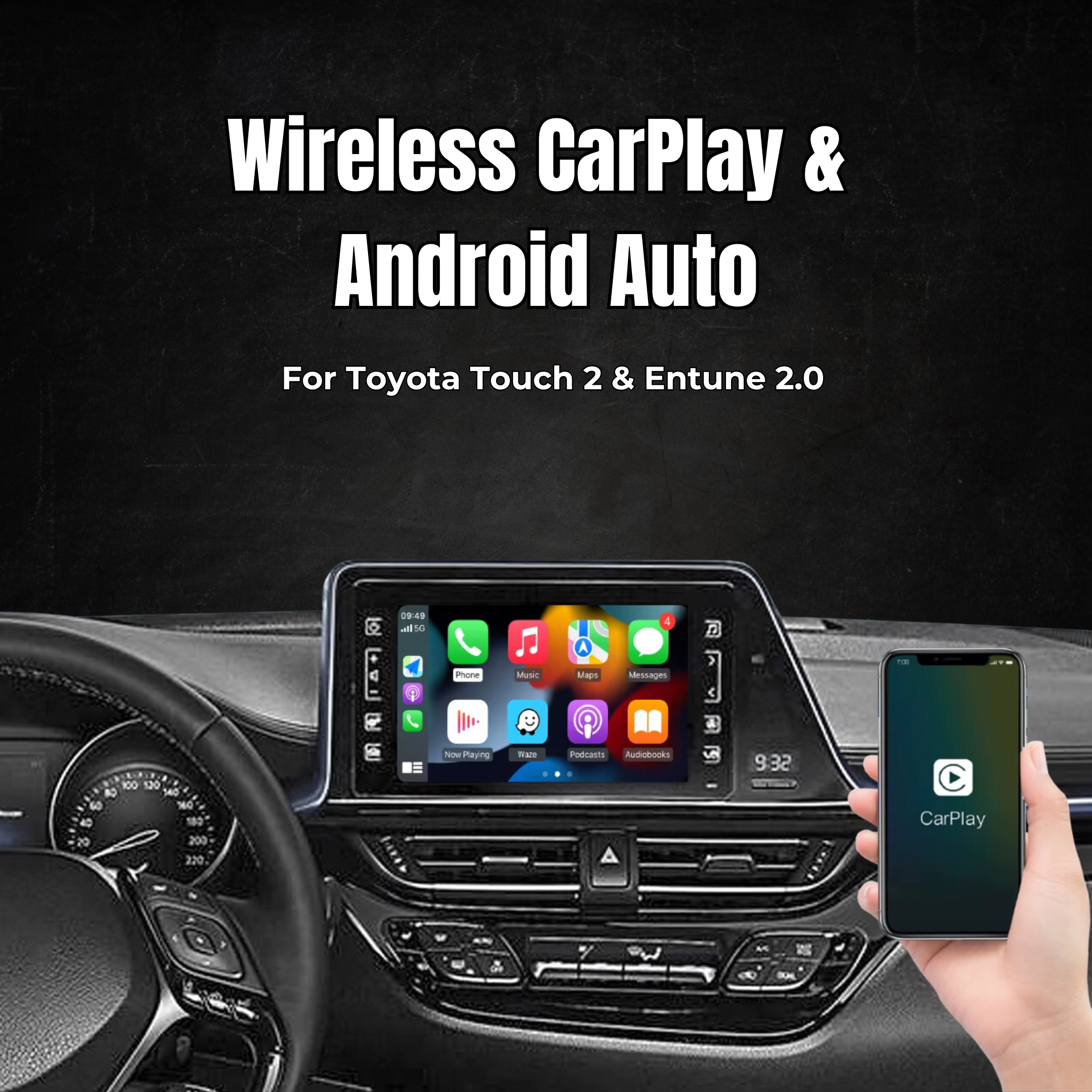 For Toyota CarPlay Android Auto Retrofit Integration - DriveCast