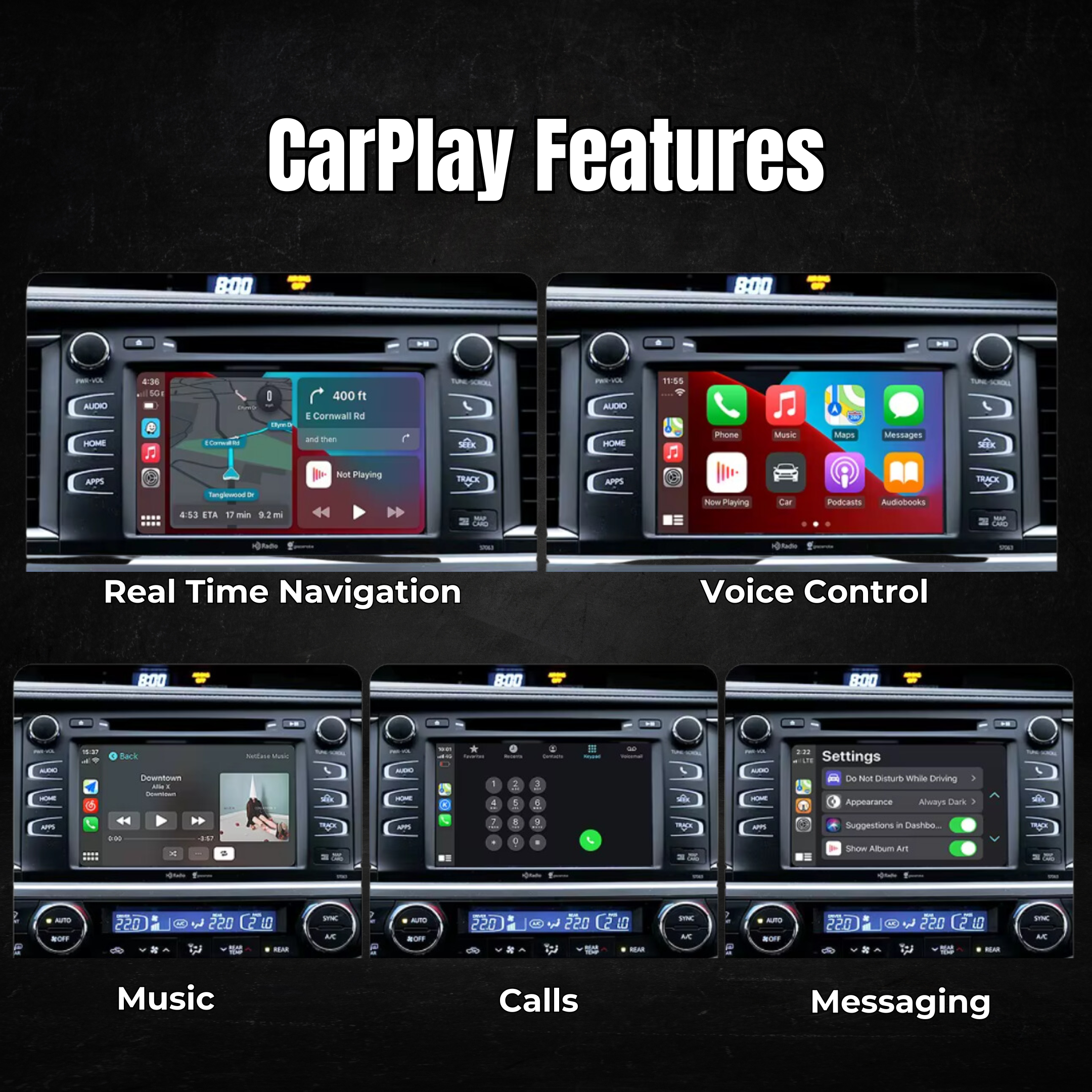 For Toyota CarPlay Android Auto Retrofit Integration - DriveCast
