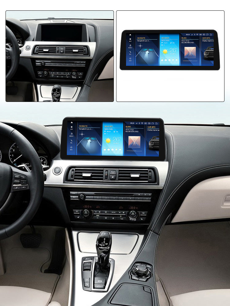 BMW 6 Series 2009-2017 F06 F12 Android 13 Wireless CarPlay & Android Auto Car Stereo Head Unit CIC NBT - DriveCast