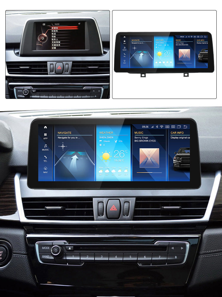 BMW 2 Series Active Tourer 2014-2019 F45 F46 F87 Android 13 Wireless CarPlay & Android Auto Car Stereo Head Unit NBT EVO - DriveCast