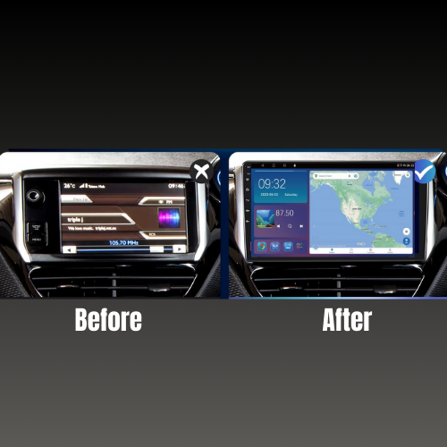 Peugeot 208 2008 2012-2019 Android 13 Wireless CarPlay & Android Auto Car Stereo Head Unit - DriveCast
