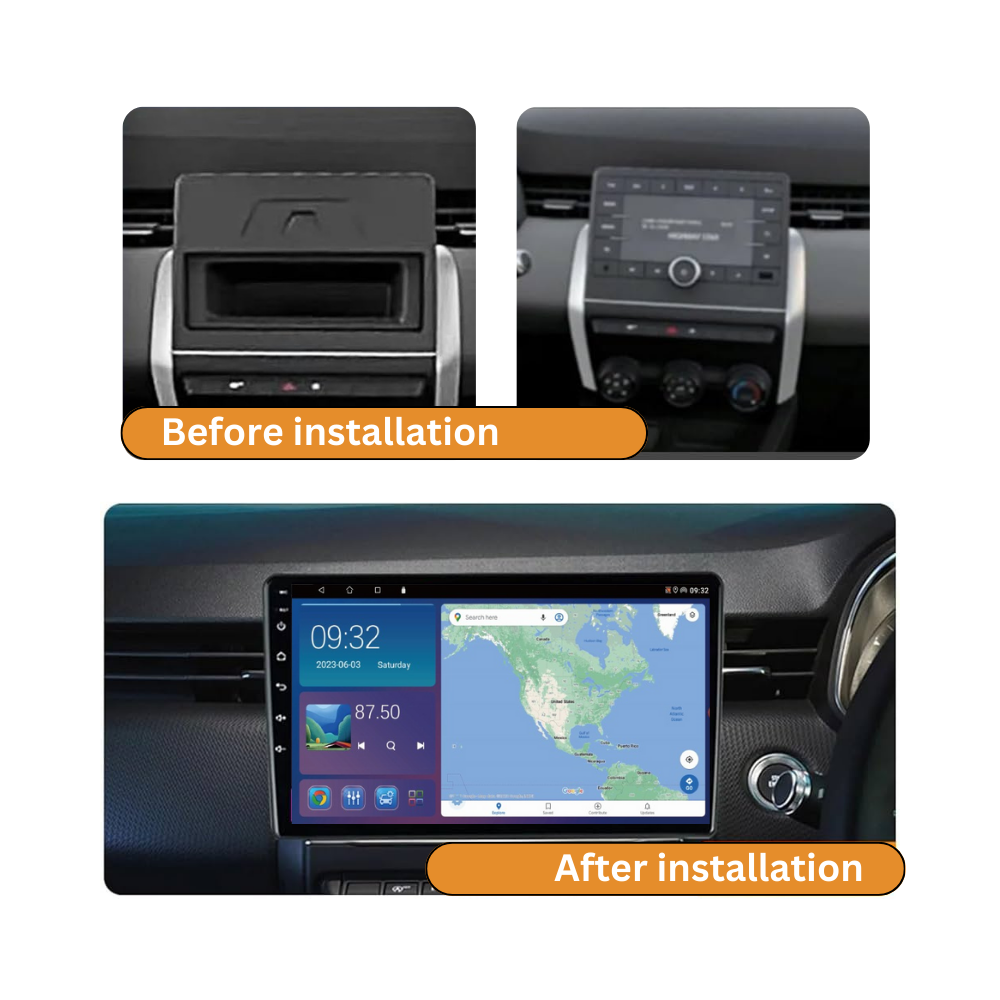 Renault Clio 5 2019-2024 Android 13 Wireless CarPlay Android Auto Car Stereo Head Unit - DriveCast