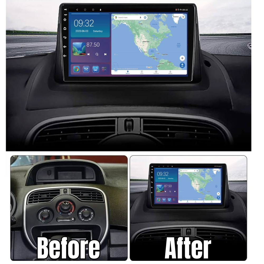 Renault Kangoo 2015-2018 Android 13 Wireless CarPlay Android Auto Car Stereo Head Unit - DriveCast