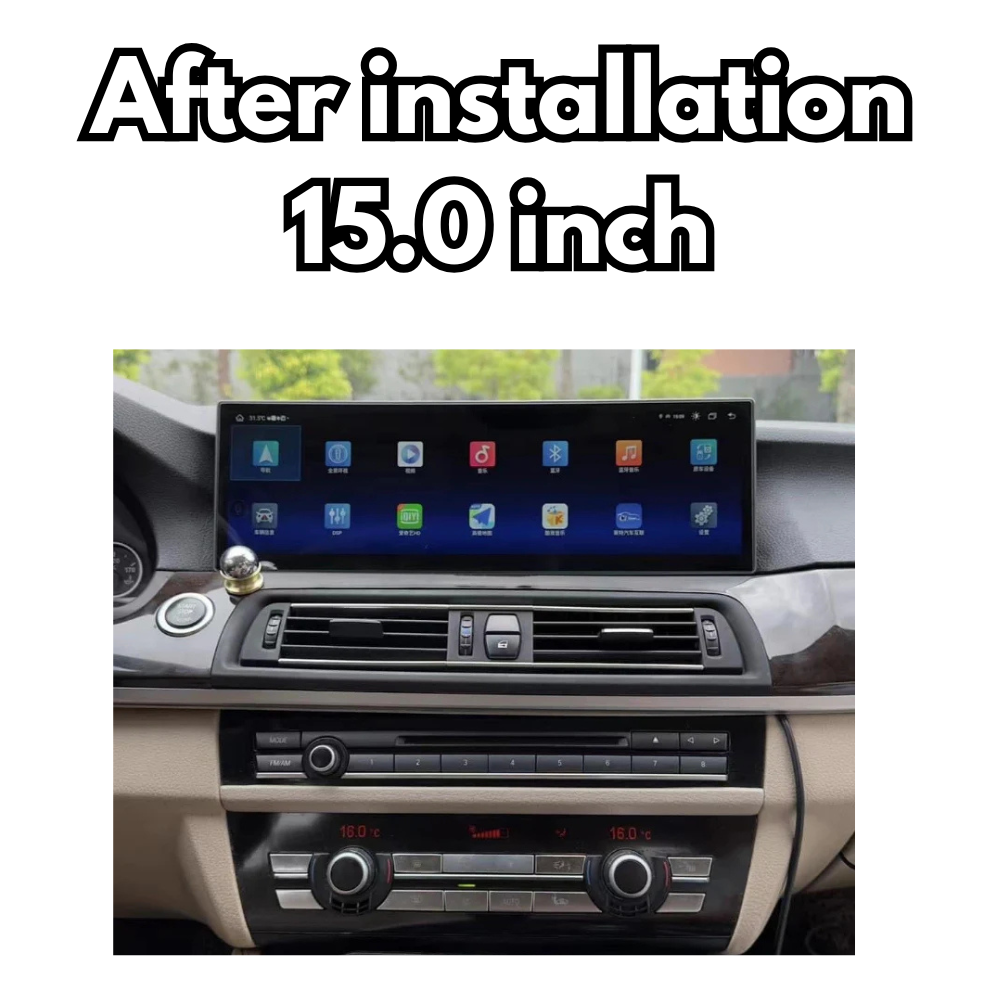 BMW 5 Series 2010-2017 F10 F11 F18 Android 13 Car Stereo Wireless CarPlay & Android Auto Head Unit CIC NBT - DriveCast
