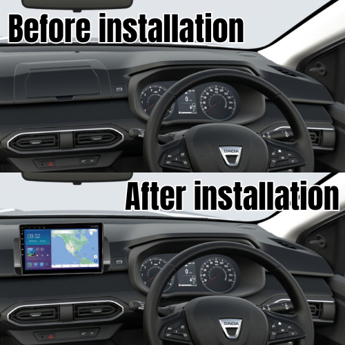 Dacia Sandero 2021-2024 Android 13 Wireless CarPlay Android Auto Car Stereo Head Unit - DriveCast