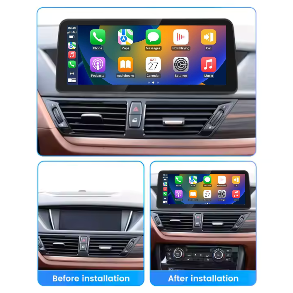 BMW X1 2009-2015 Android 13 Wireless CarPlay & Android Auto Car Stereo Head Unit 10.25inch 12.3inch - DriveCast