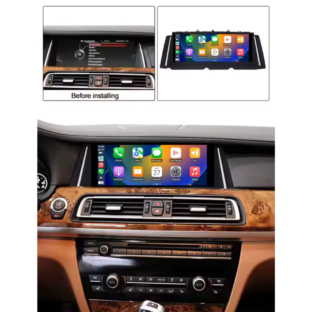 BMW 7 Series 2008-2015 F01 F02 F03 F04 Android 13 Wireless CarPlay & Android Auto Car Stereo Head Unit CIC NBT - DriveCast