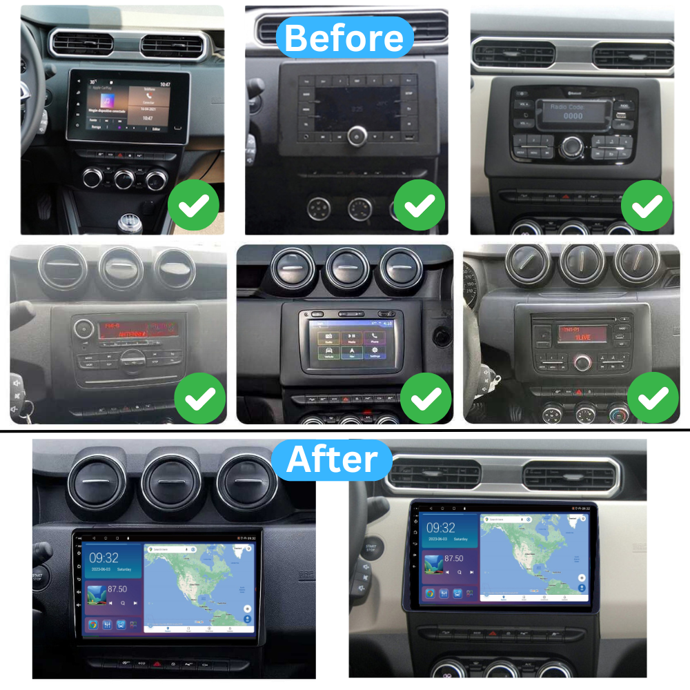 Dacia Duster HM 2 II Renault Arkana 1 2019-2023 Android 13 Wireless CarPlay Android Auto Car Stereo Head Unit - DriveCast