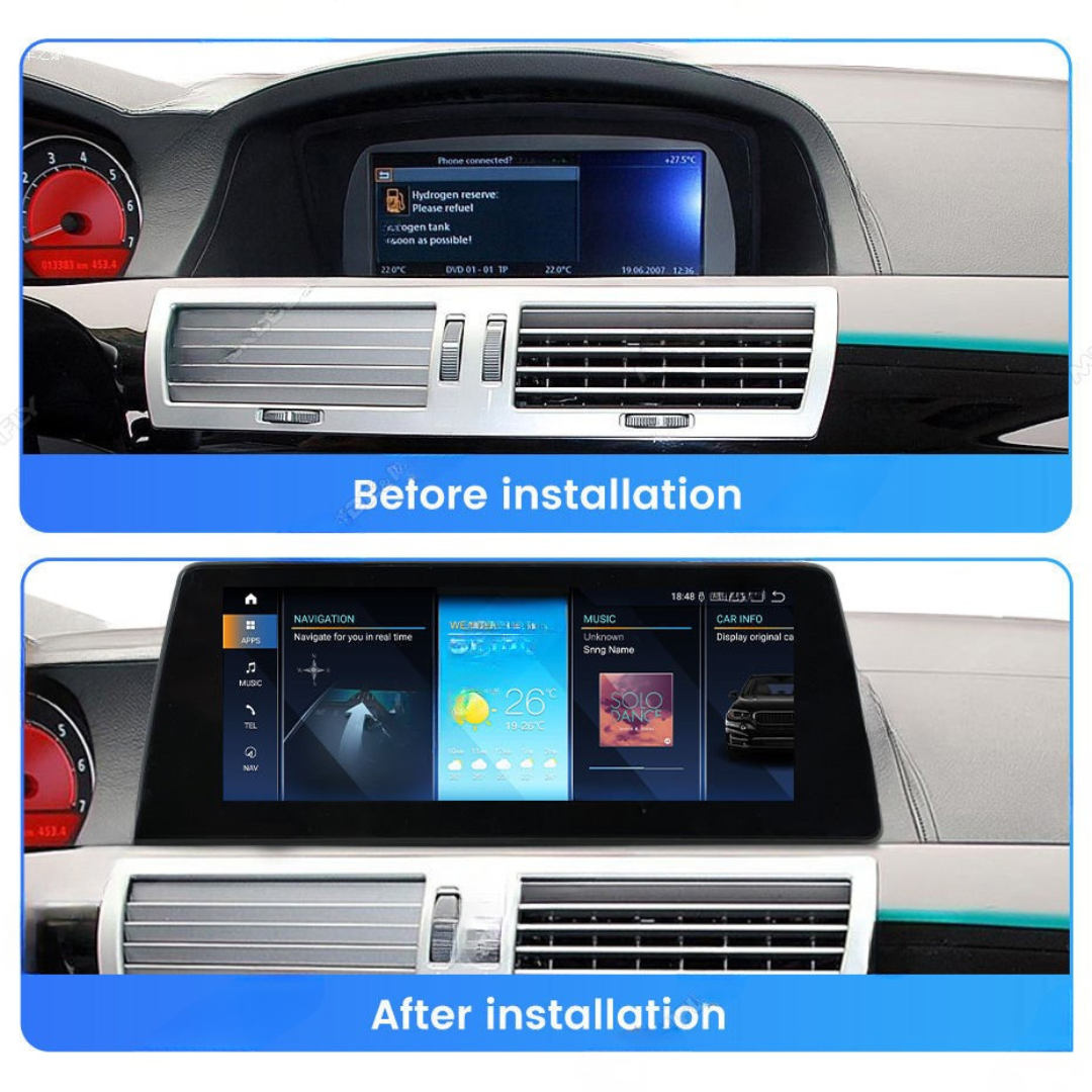BMW 7 Series 2001-2008 E65 E66 Android 13 Wireless CarPlay & Android Auto Car Stereo Head Unit CCC