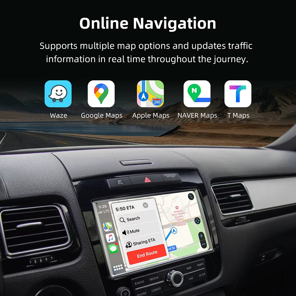 For Volkswagen Touareg 2011-2017 CarPlay Android Auto Retrofit Integration VW
