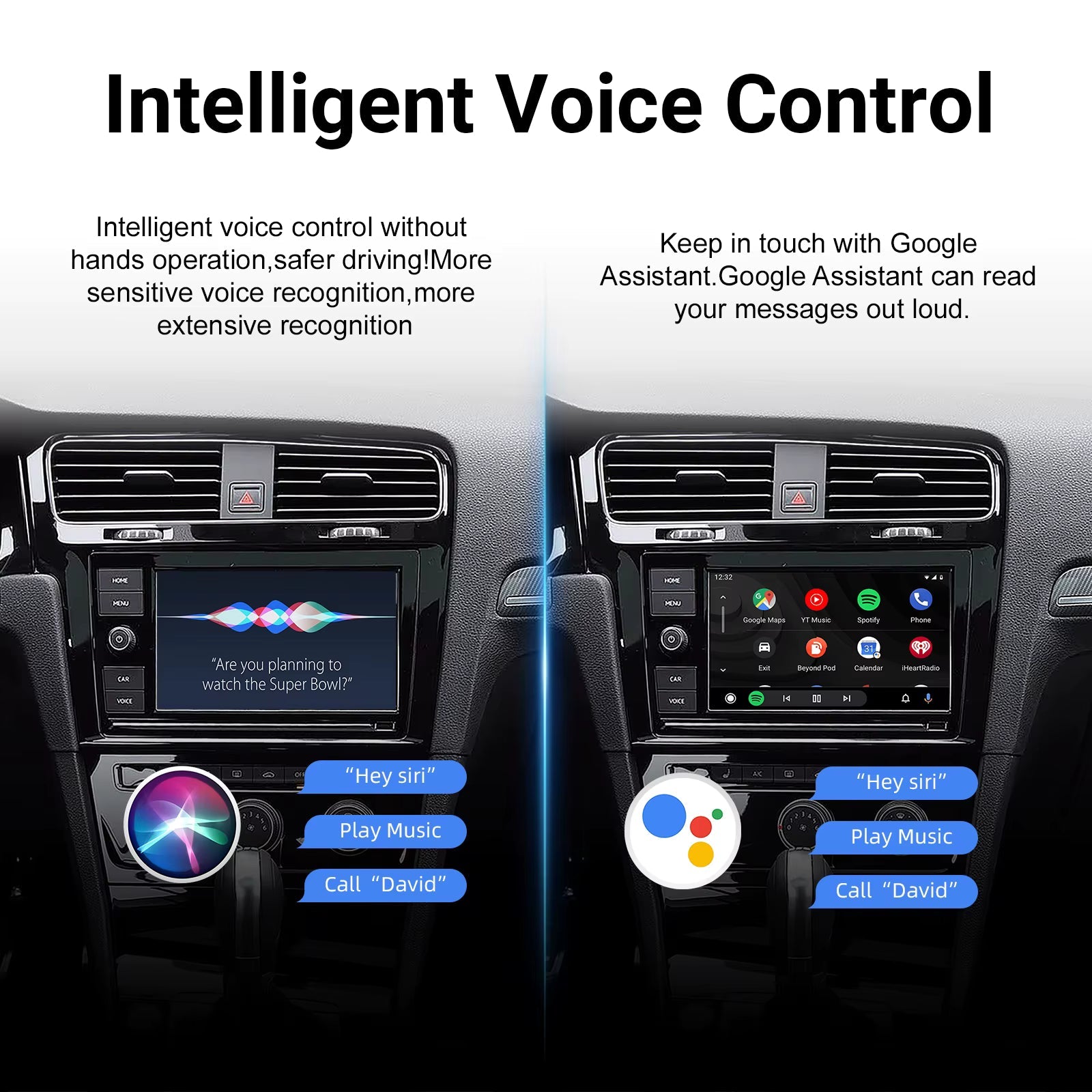 Wireless Apple CarPlay Retrofit For Volkswagen Seat Skoda Android Auto MIB1 & MIB2