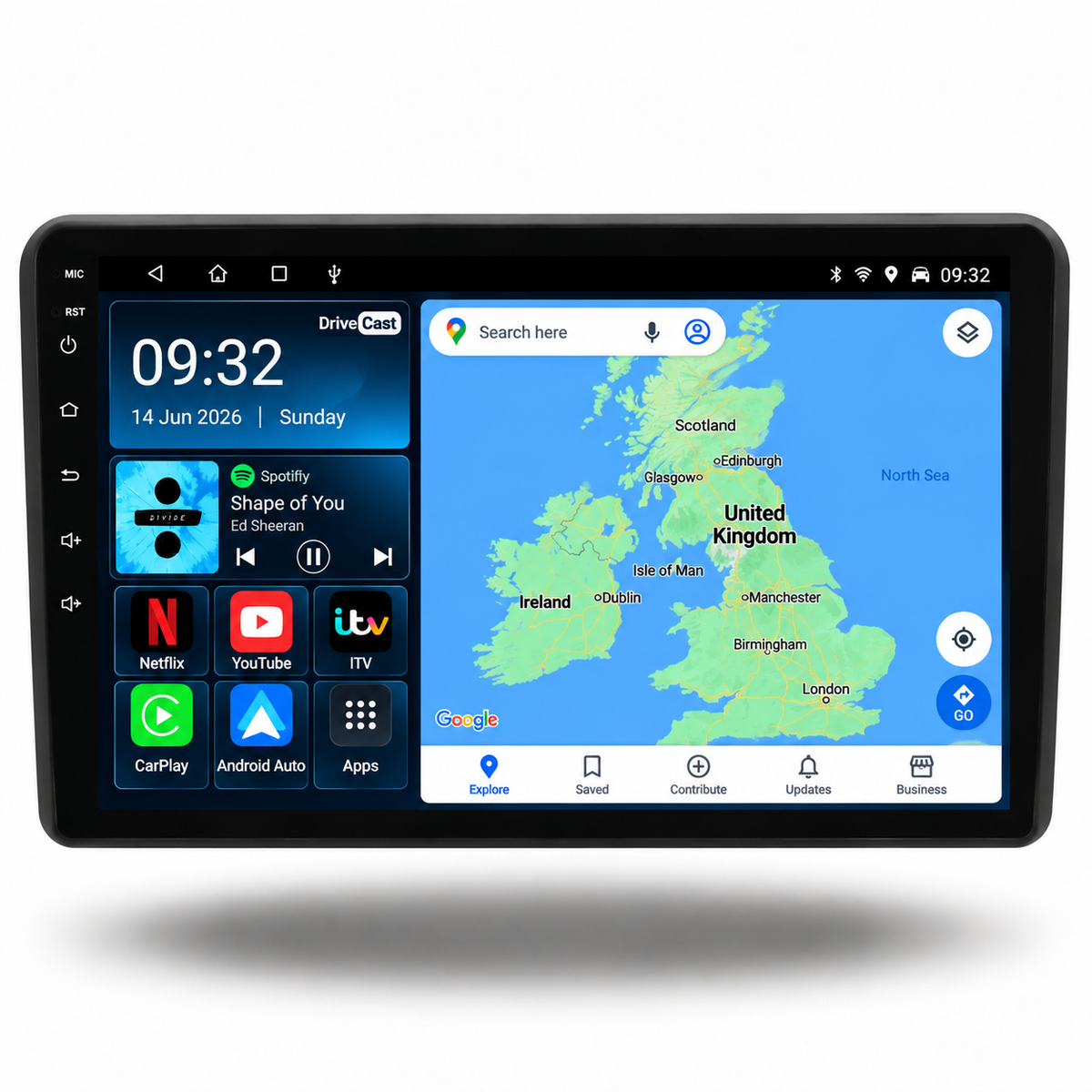 Audi A3 S3 RS3 8P 2003-2012 Android 15 Car Stereo Head Unit | CarPlay Android Auto - DriveCast