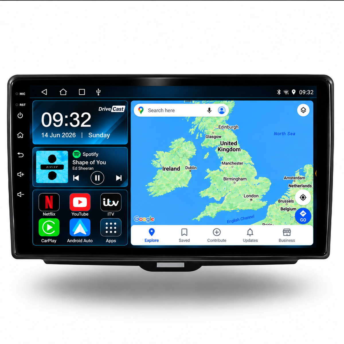 Alfa Romeo Giulietta 2012-2020 Android 15 Car Stereo Head Unit | CarPlay Android Auto - DriveCast