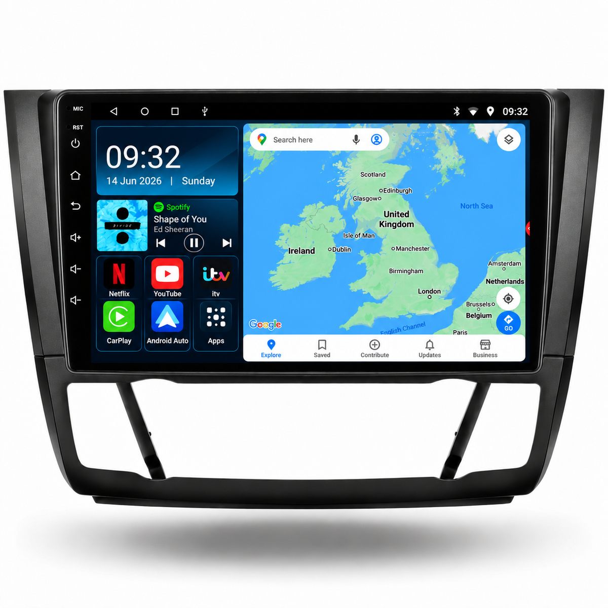 BMW 1 Series E81-88 2004-2012 Android 15 Car Stereo Head Unit | CarPlay Android Auto - DriveCast