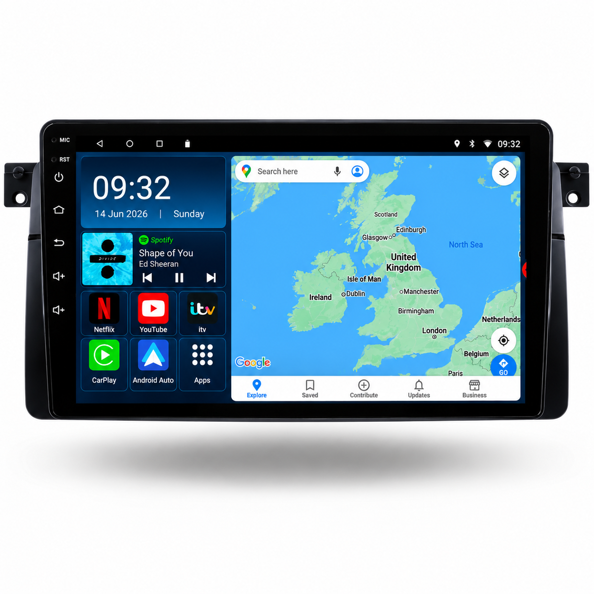 BMW 3 Series E46 1997-2006 Android 15 Car Stereo Head Unit | CarPlay Android Auto - DriveCast