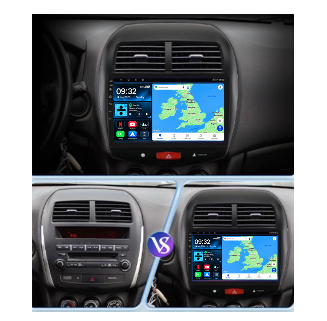 Citroen C4 Aircross Peugeot 4008 Mitsubishi ASX 2010-2018 Android 15 Car Stereo Head Unit | CarPlay & Android Auto - DriveCast