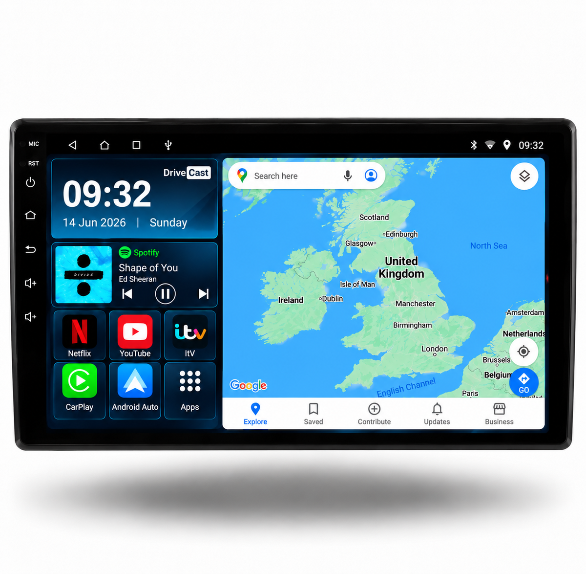 Audi A4 S RS B6 B7 Seat Exeo Android 15 Car Stereo Head Unit | CarPlay Android Auto - DriveCast