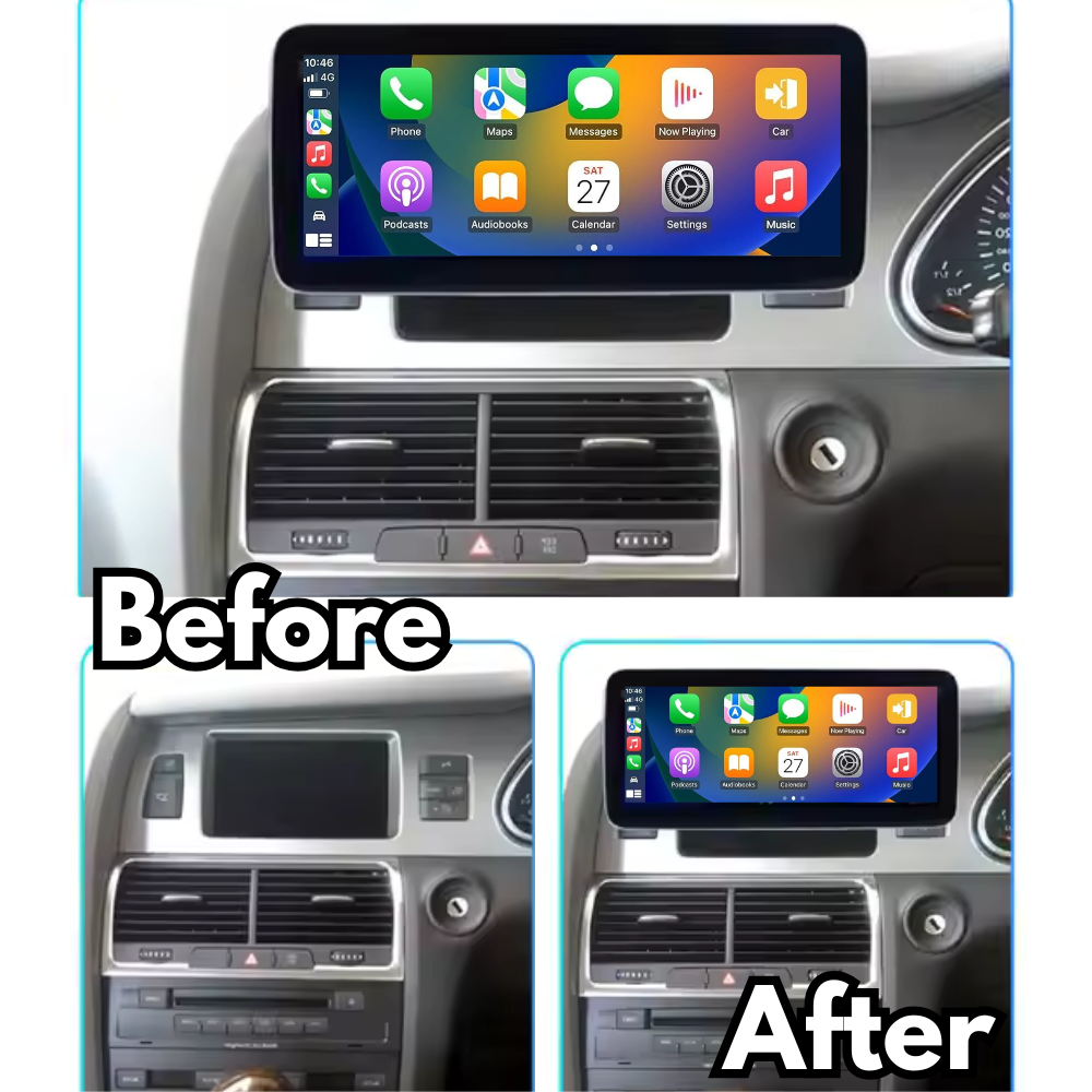 Audi Q7 2006-2015 Android 13 Wireless CarPlay & Android Auto Car Stereo Head Unit - DriveCast