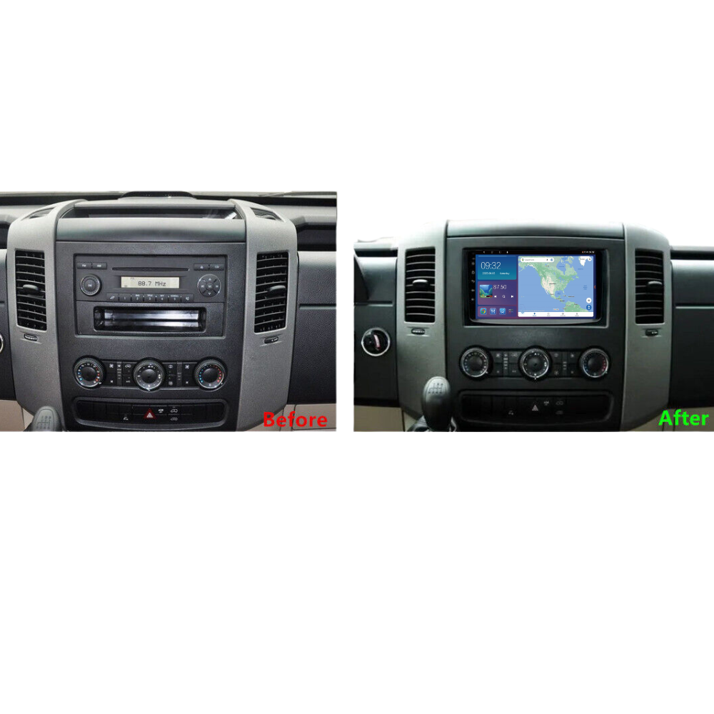 Mercedes Sprinter VW Crafter Android 13 Wireless CarPlay & Android Auto Car Stereo Head Unit - DriveCast
