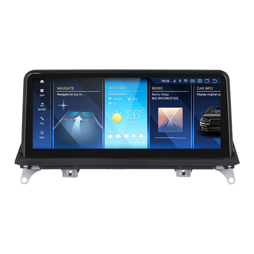 BMW X5 X6 2006-2014 E70 E71 Android 13 Car Stereo Wireless CarPlay & A