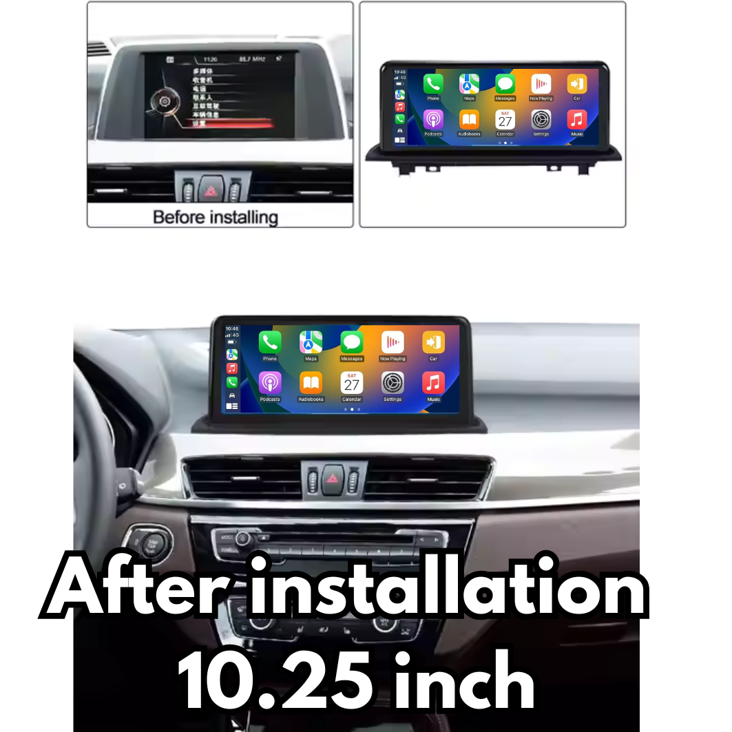 BMW X1 X2 2015-2022 F48 F39 Android 13 Wireless CarPlay & Android Auto Car Stereo Head Unit NBT EVO