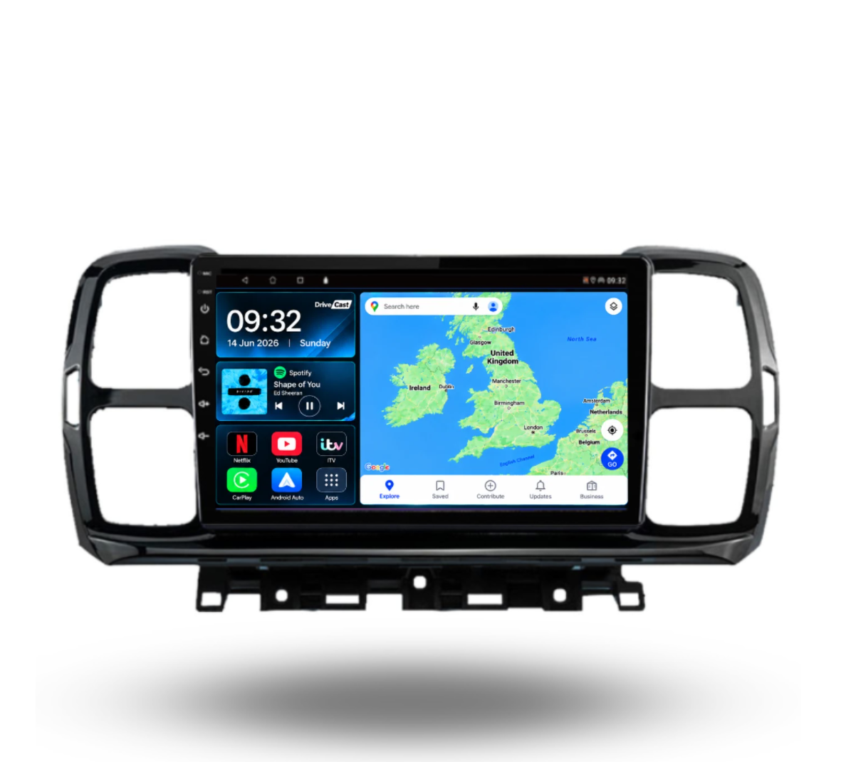 Citroen C5 Aircross 2017-Present Android 15 Car Stereo Head Unit | CarPlay & Android Auto - DriveCast