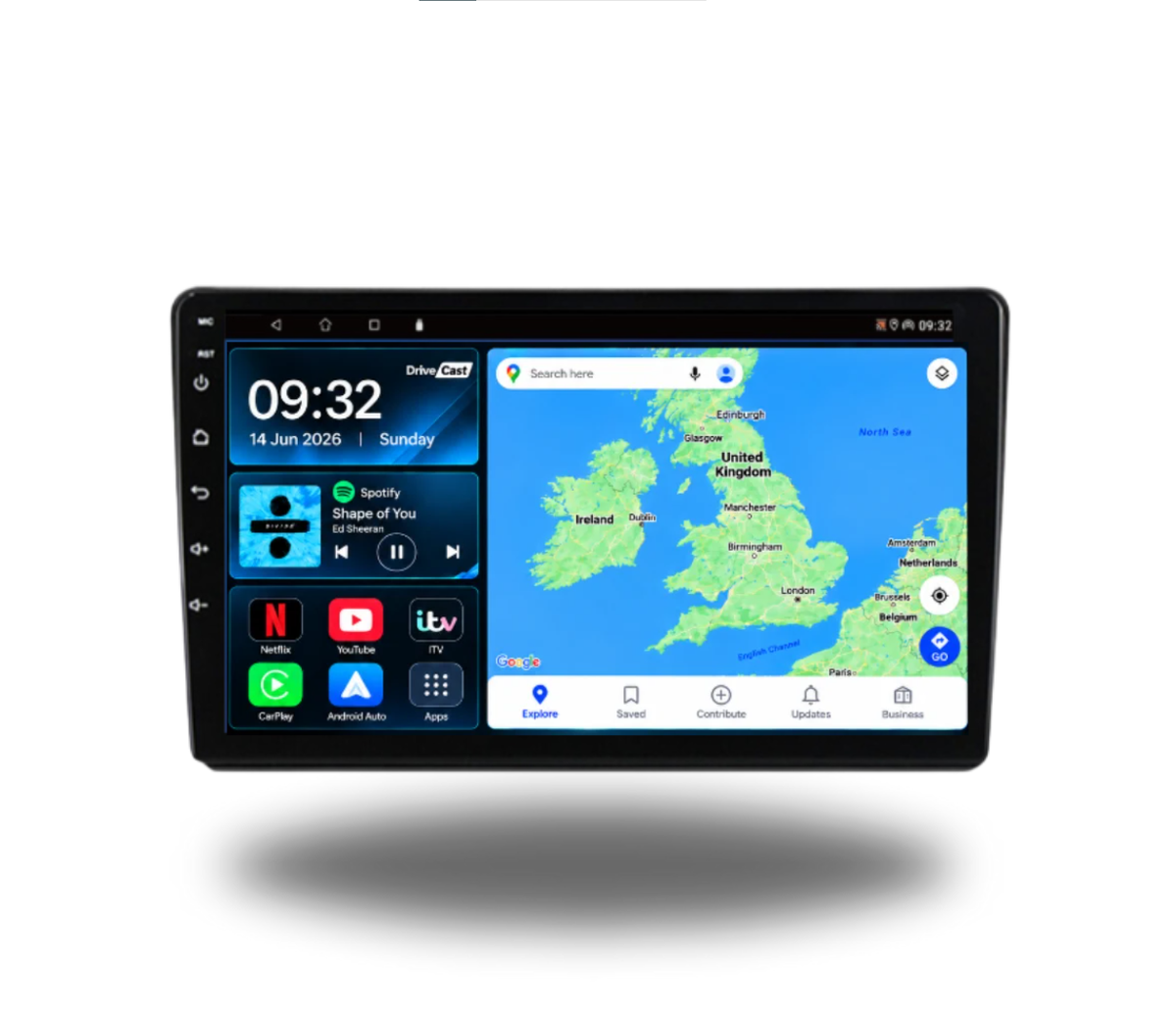 Citroen Nemo Peugeot Bipper Fiat Fiorino Qubo 2007-2022 Android 15 Wireless CarPlay & Android Auto Car Stereo Head Unit - DriveCast