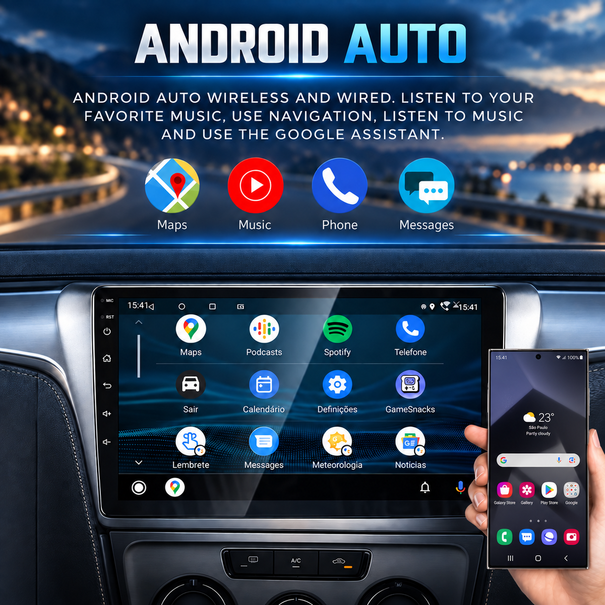 BMW X1 2009-2015 Android 15 Wireless CarPlay & Android Auto Car Stereo Head Unit