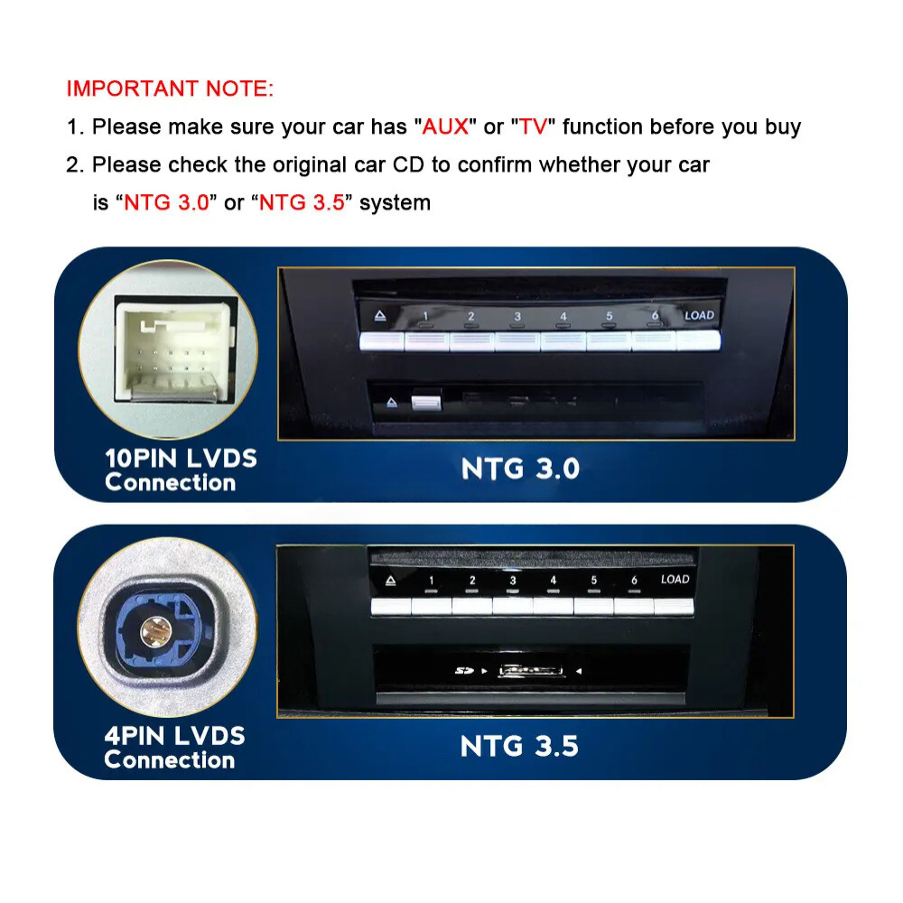 Mercedes S Class 2005-2014 W216 W221 Android 13 Car Stereo Wireless CarPlay & Android Auto Head Unit NTG 3.0 3.5