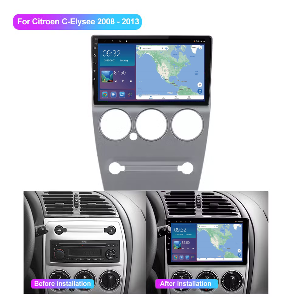 Citroen C-Elysee 2008-2013 Android 13 Wireless CarPlay & Android Auto Car Stereo Head Unit - DriveCast