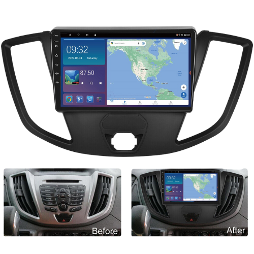 Ford Transit Tourneo 2013-2019 Android 13 Wireless CarPlay & Android Auto Car Stereo Head Unit - DriveCast