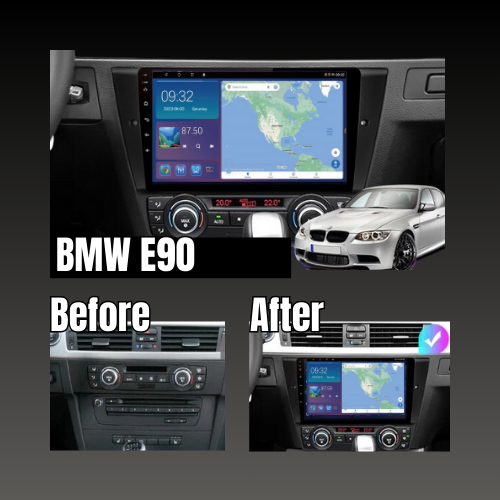 BMW 3 Series E90 E91 E92 M3 Android 13 Wireless CarPlay & Android Auto Car Stereo Head Unit - DriveCast