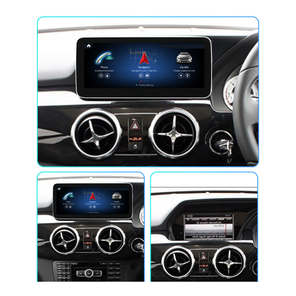 BMW 5er F10 F11 F18 Android 13 Autoradio Kabelloses CarPlay und Android Auto Head Unit NBT 12,3 Zoll 