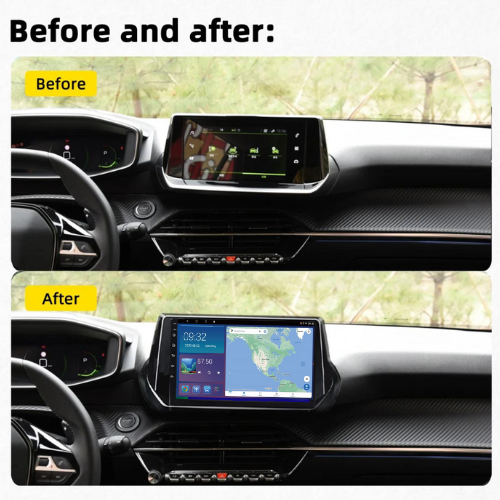 Peugeot 2008 P24 Peugeot 208 P21 2019-2024 Android 13 Wireless CarPlay & Android Auto Car Stereo Head Unit - DriveCast