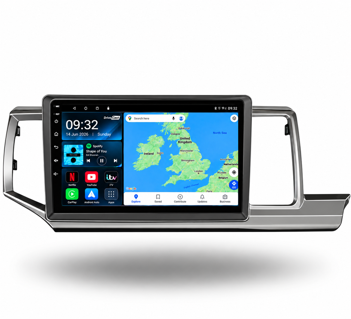 Honda Stepwgn 2009-2015 Android 13 Kabelloses CarPlay und Android Auto Autoradio-Haupteinheit RHD 