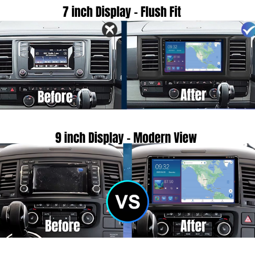 Volkswagen Transporter T5 2003-2010 Android 13 Wireless CarPlay & Android Auto Car Stereo Head Unit - DriveCast