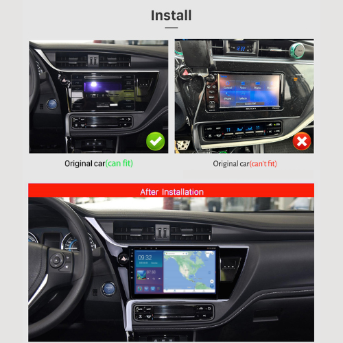 Toyota Corolla 11 Auris E180 2016-2019 Android 13 Car Stereo Head Unit RHD - DriveCast