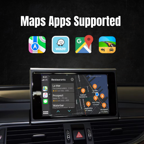 For Audi Retrofit Apple CarPlay Android Auto Integration A1 A3 A4 A5 A6 A7 Q3 S RS - DriveCast