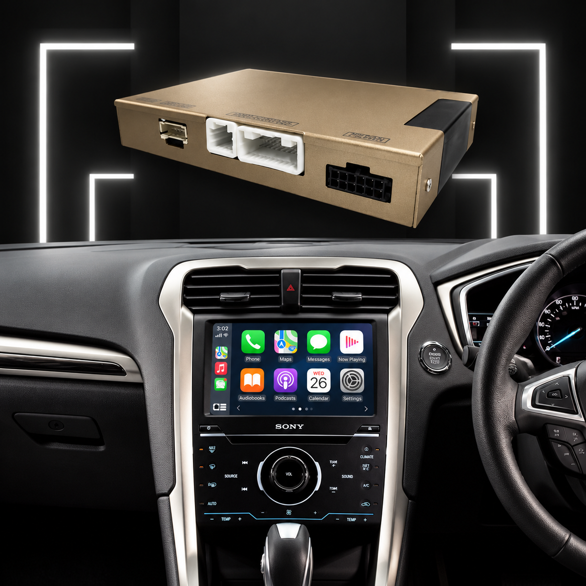For Ford Retrofit Apple CarPlay & Android Auto 2011-2016 SYNC 2 - DriveCast