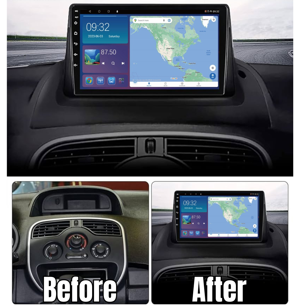 Renault Kangoo 2015-2018 Android 13 Wireless CarPlay Android Auto Car Stereo Head Unit