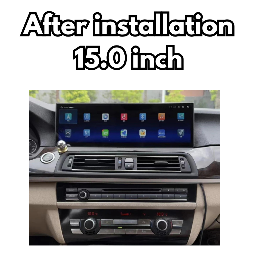 BMW 5 Series 2010-2017 F10 F11 F18 Android 13 Car Stereo Wireless CarPlay & Android Auto Head Unit CIC NBT