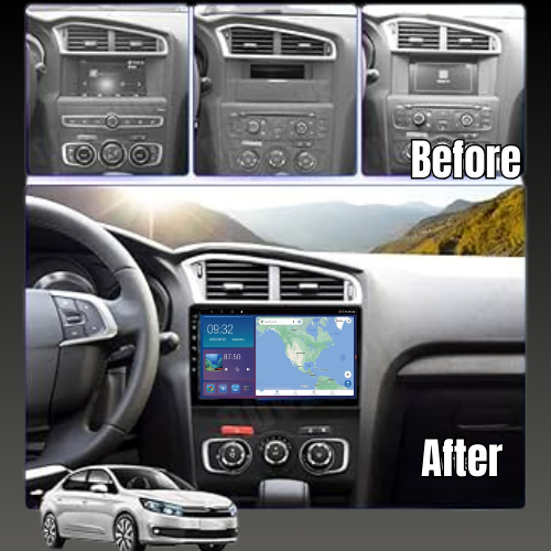 Citroen C4L C4 2011-2018 Android 13 Wireless CarPlay & Android Auto Car Stereo Head Unit - DriveCast